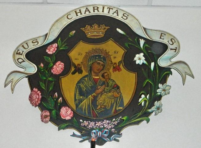 Blason des soeurs charite nd du bon et perpetuel secours ellezelles